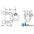 A & I Products Implement Yoke, Splined 1 3/8" - 21 Spline w/ Interfering Clamp Bolt A-BP509013753-A